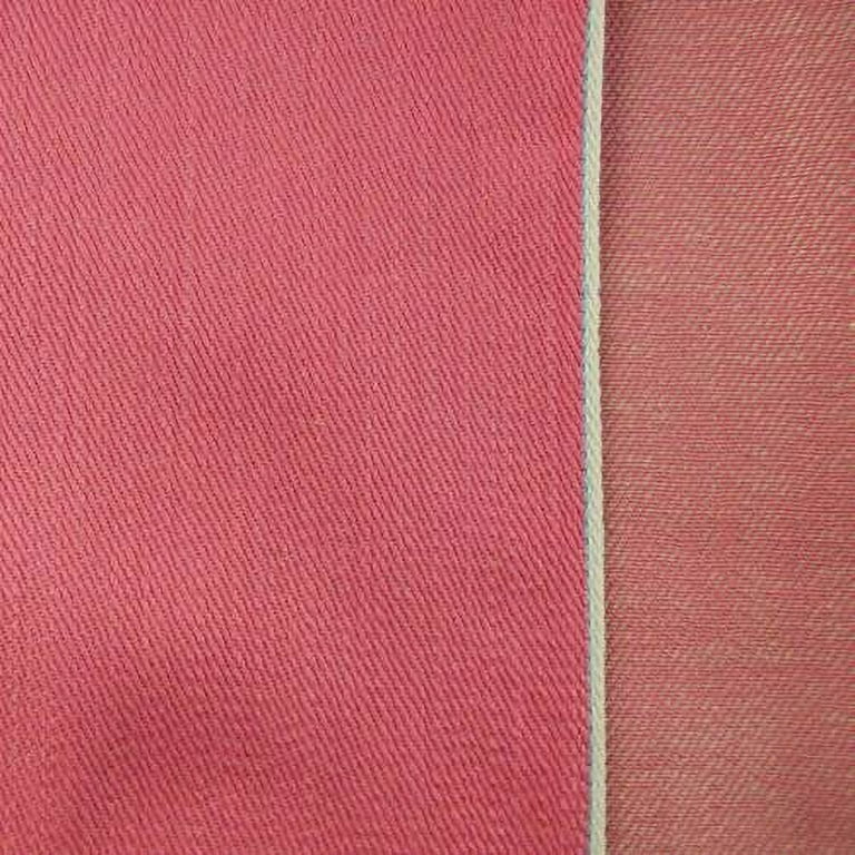 Hot Pink Japanese Selvedge Denim, Fabric By the Yard