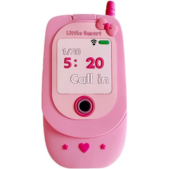 Hot Pink Mobile Phone Case Compatible with iPhone 13 Pro/14 Pro, Cute 3D Cartoon Retro Rose Red Funny iPhone Cases Full Protective Soft Shockproof Silicone Case