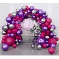 thumbnail image 1 of Hot Pink Purple Balloons Garland Arch Kit-143Pcs Metallic Purple Hot Pink Balloon for Baby Shower Birthday New Years Graduation Wedding Anniversary Retirement, 1 of 13