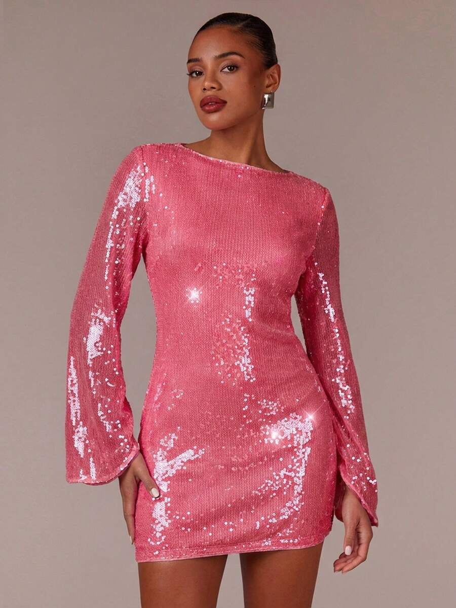 holiday party long sleeve dresses PRETTYGARDEN Women's Fall Boho Maxi Dress Floral V Neck Flowy Belted Elegant Make a statement with 25DRESS this dress will be Color:Dark Green Multi