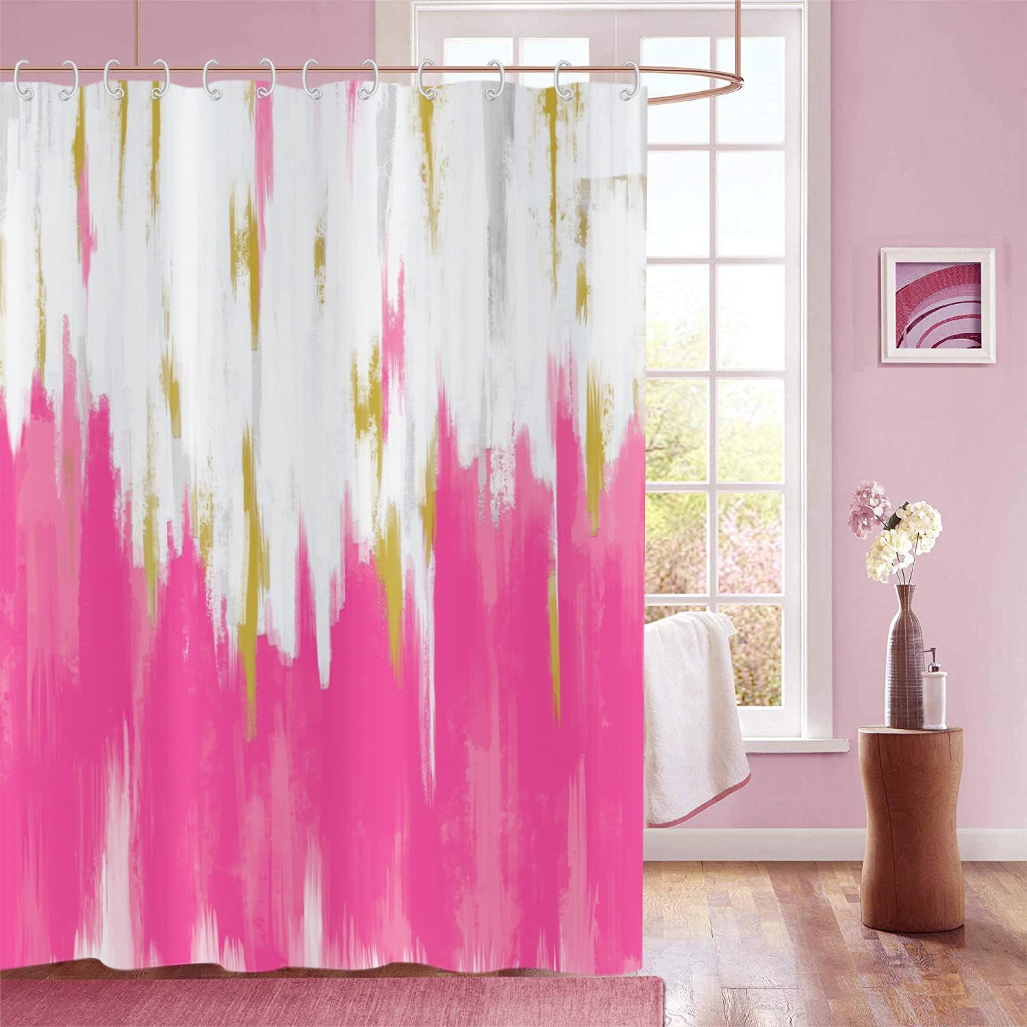 Sitemapcdatahttpabckniqoocomgold And Pink Shower Curtainnull