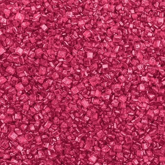 Hot Pink Sugar Sand (1/2 cup) For Cake Decorating, Cupcakes and Ice Cream by Krazy Sprinkles