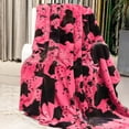 thumbnail image 1 of Hot Pink Throw Blanket for Couch Lightweight Cozy Soft Fleece Bed Blanket Strawberry Pink Gifts Decorative Stuff for Women Girls Teenage Lover Mom, 1 of 6