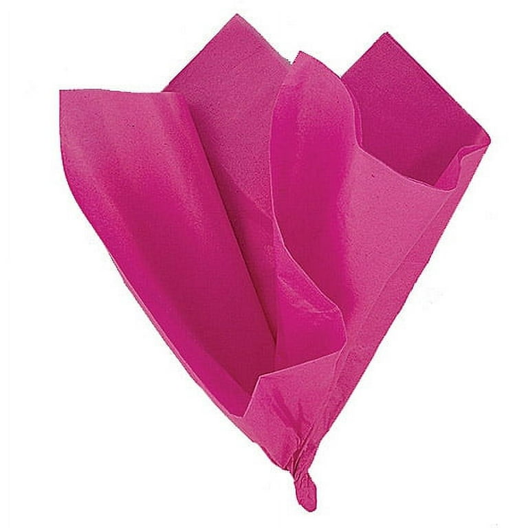 Hot Pink Tissue Paper, 10 Sheets (Pack of 20)