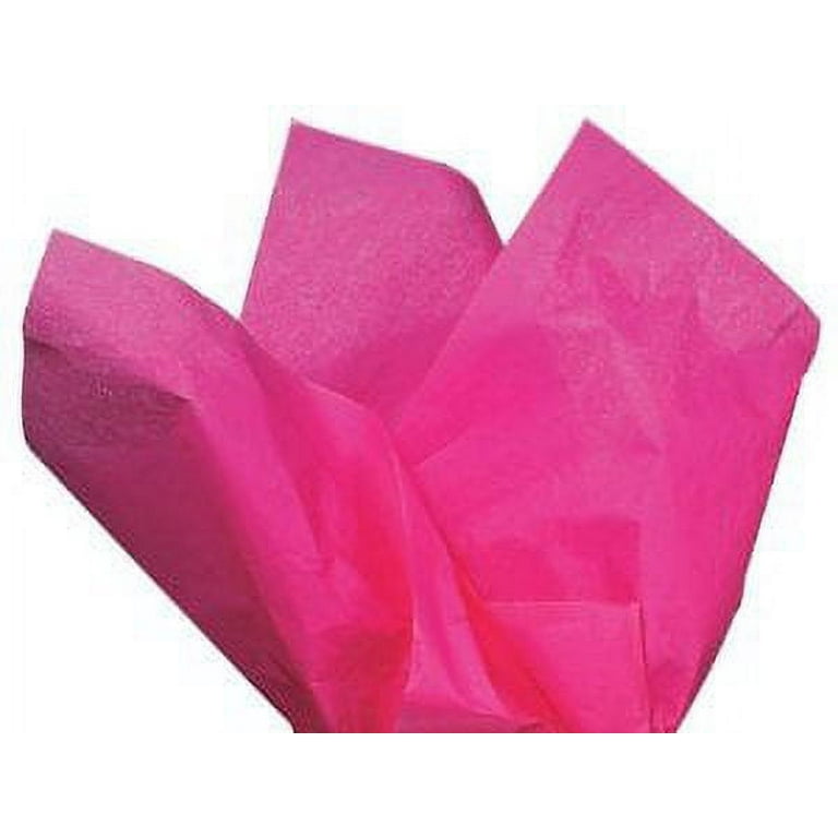 Hot Pink Tissue Paper 20 Inch X 30 Inch Sheets Premium Gift Wrap Paper 