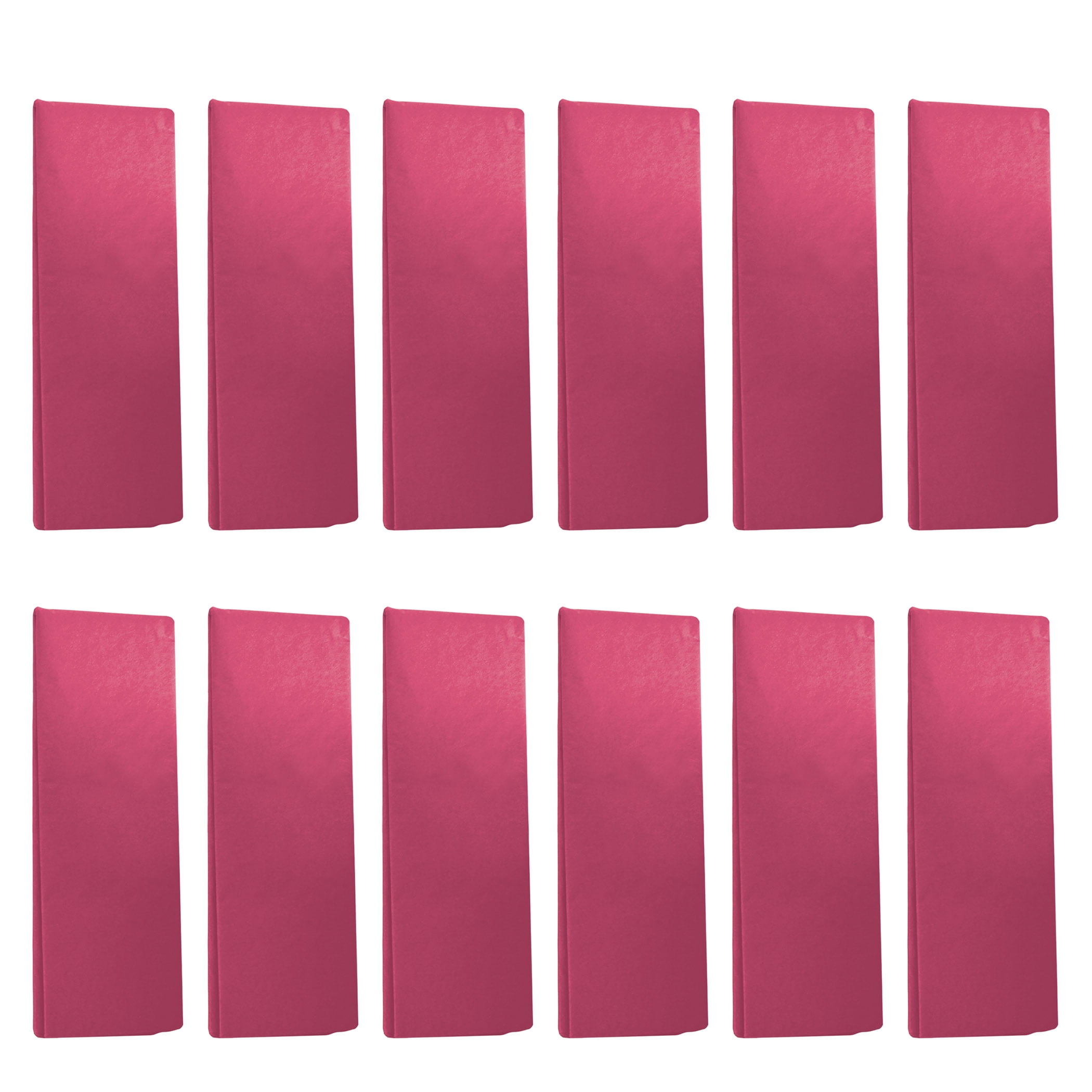 Hot Pink Tissue Paper Sheets, 20" x 20", Pack of 96 Sheets