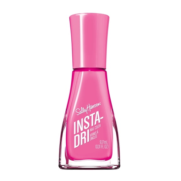 Sally Hansen Insta-Dri Electric Feels Nail Polish, Quick-Drying, Long-Lasting, Hot Pink-tensity, 0.31 fl oz