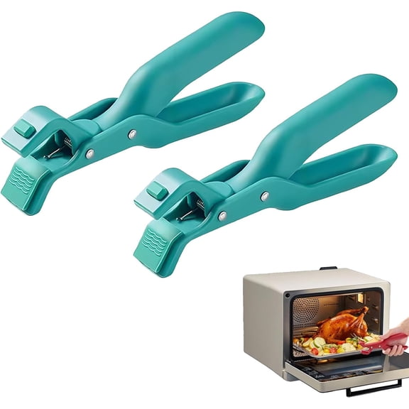 Hot Plate Gripper, Multi Angle Hot Plate Grippers Tongs, Multi-function Anti-Scald Silicone Bowl Clip, Secure Grip Lifter, Kitchen Utensil for Hots Pots, Pans