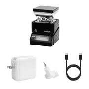 Hot Plate Preheater, MHP30PD Microcomputer Electric Preheating Station PCB Mini Preheat Soldering Welder Constant Temperature Heating Table 30X30mm with Built-in OLED Screen