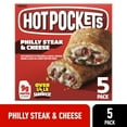 thumbnail image 1 of Hot Pockets Frozen Snacks Philly Steak and Cheese Seasoned Crust Sandwiches, 22.5 oz, 5 Count Box (Frozen), 1 of 16