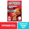 thumbnail image 1 of Hot Pockets Pepperoni Pizza, Italian Style Crust  Snacks, 36 oz, 8 Pack (Frozen), 1 of 14