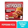 thumbnail image 1 of Hot Pockets Pepperoni Pizza Snack with Italian Style Seasoned Crust, 9 oz (Frozen), 1 of 11