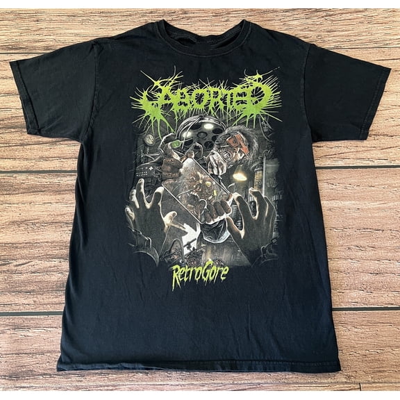 Hot Popular Retrogore Aborted Short Sleeve Black S-3XL Unisex Shirt HH585