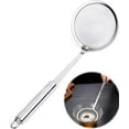 Hot Pot Fat Skimmer Spoon Stainless Steel Fine Mesh Strainer for