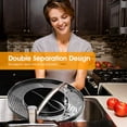 thumbnail image 1 of Hot Pot with Grill, 2000W 2 in 1 Electric Hot Pot Grill Cooker with Dual Temperature Control for 1-8 People, Multi-function Smokeless Shabu Korean BBQ Grill for Simmer, Boil, Fry, Roast, 1 of 6