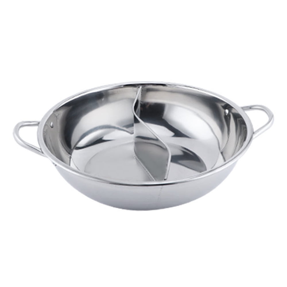 Hot Pot Stainless Steel Divided Extra Smaller Pot 2 Handle Cooking  Kitchenware Pot Cooking Supplies Minimum Price Cocina
