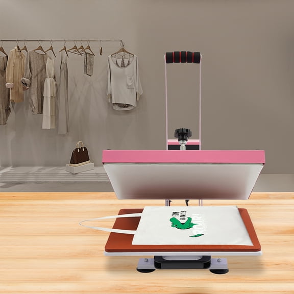 Hot Press Machine, Slide Out Heat Press Machine, Electric Hot Press Machine Pink
