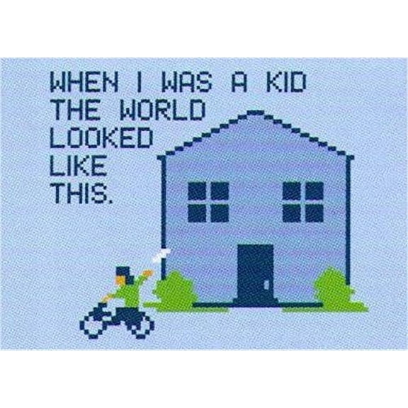 Hot Properties When I was A Kid World Looked Like This Magnet SM4770