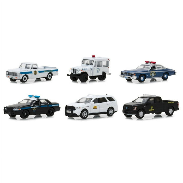Hot Pursuit Series 29 Set of 6 Cars 1 64 Diecast Models by Greenlight