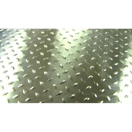 Hot Racing 1/10 Scale Aluminum Silver Diamond Plate 2 HRAACC1808DP Electric Car/Truck Option Parts
