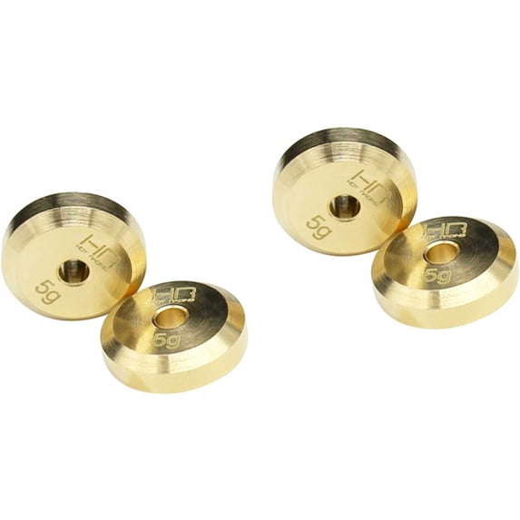 Hot Racing +4mm Steel Axles BRASS WEIGHT SCX24 HRASXTF2604H Electric Car/Truck Option Parts