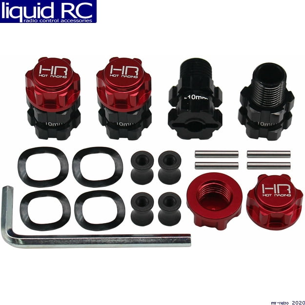 ATF117XT02 Aluminum Heavy Duty 17mm Hex Hubs 10mm Offset Arrma 1 