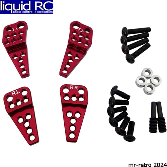Hot Racing SCXT28M02 Adjustable Offset Multi Shock Moun- Scx 2