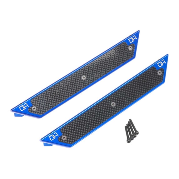 Hot Racing Aluminum Side Step Running Boards 2 X Maxx HRAXMX33RG01 Electric Car/Truck Option Parts