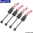 thumbnail image 1 of Hot Racing BWP39E02 Red Body Clips 26mm long 1.5mm wire (4), 1 of 2