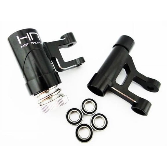 Hot Racing Black Aluminum Bearing Steering Dbxl HRADBL4801 Electric Car/Truck Option Parts