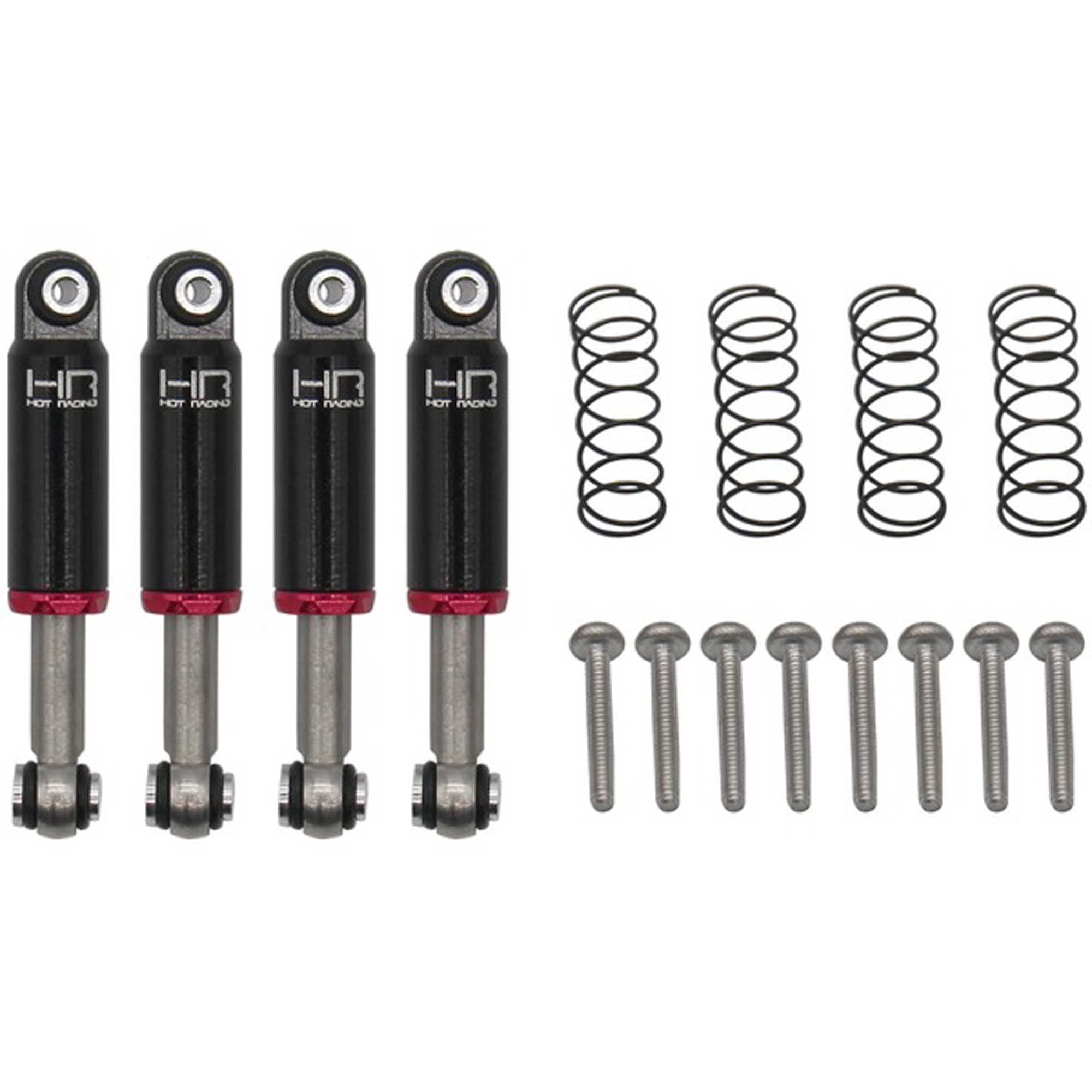 Internal Spring Shocks Hot Racing Black Internal Spring Air Shocks 32mm SCX24 HRASXTF32TD02 ...