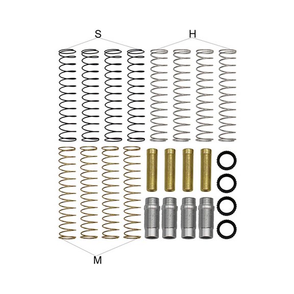 Hot Racing Conversion Threaded Tele shock Kit Scx24 HRASXTF485TK04 Electric Car/Truck Option Parts