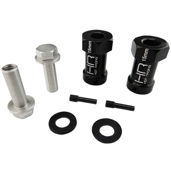 Hot Racing 15mm Wheel Hub Extensions12mm Hex2Axial Wraith HRASCX10FT01 Electric Car/Truck Option Parts