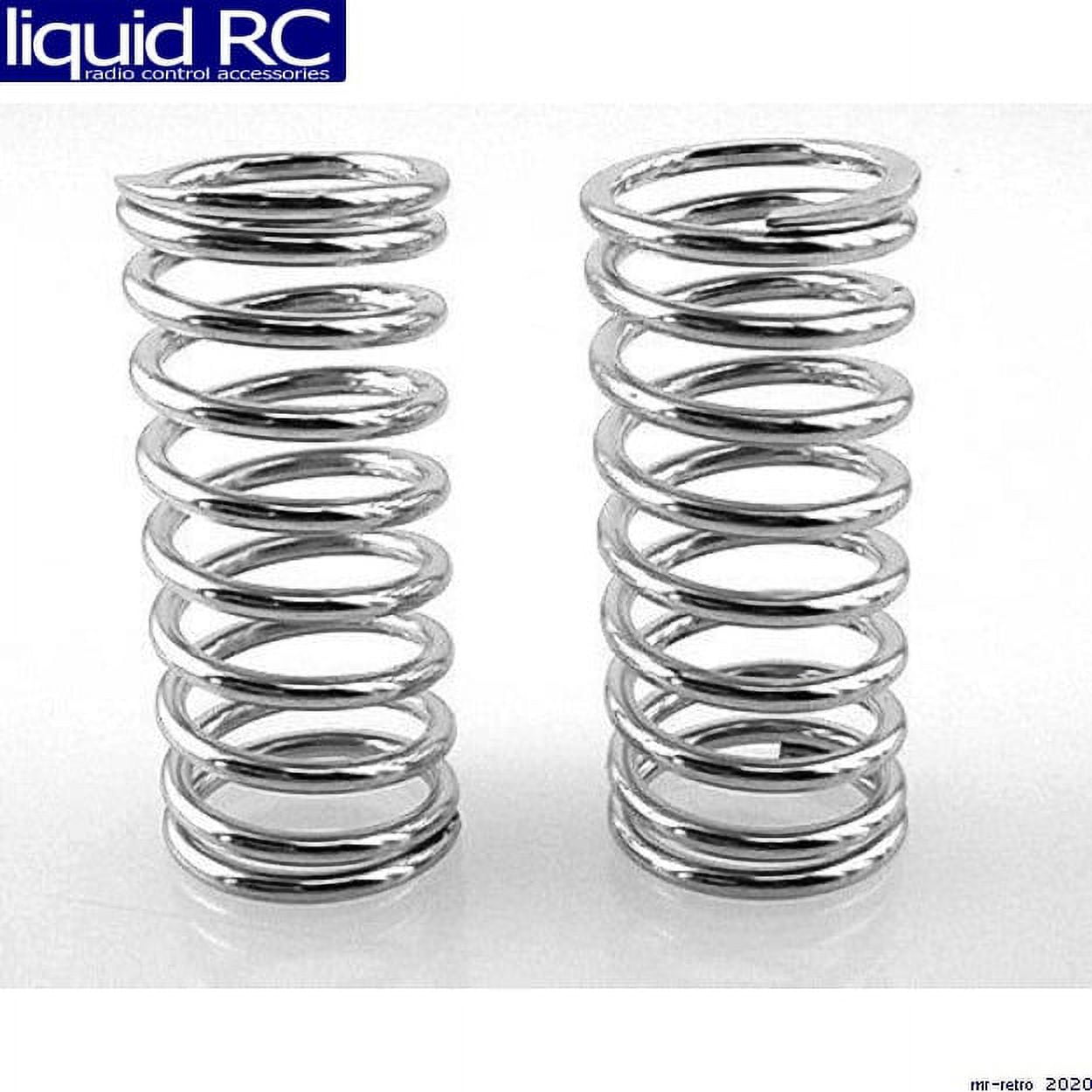 Hot Racing RVO5095 High Lift Shock Springs (chrome 15lb/in)(2) TRA