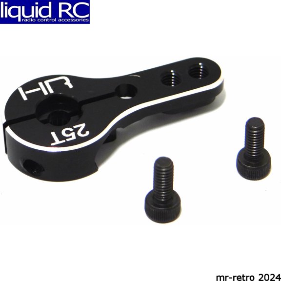 Hot Racing SHM25M01 Aluminum Lock Servo Arm 2h M3 Mount M3 25t Fut