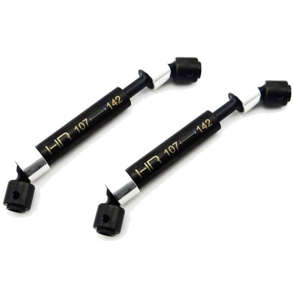 Hot Racing Steel Center Drive Shaft 107-142mm 2 HRASSCX37V Electric Car/Truck Option Parts