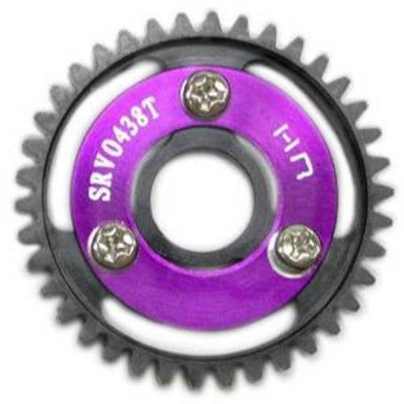 Hot Racing Steel Spur Gear 38T 1.0 ModPurple Traxxas HRASRVO438 Gears & Differentials