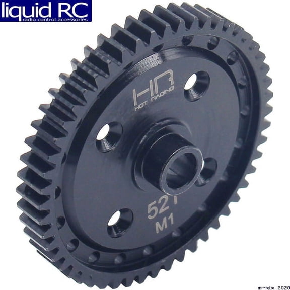 Hot Racing Steel Spur Gear 52T 1 Mod Sledge HRASSLG52M1 Electric Car/Truck Option Parts