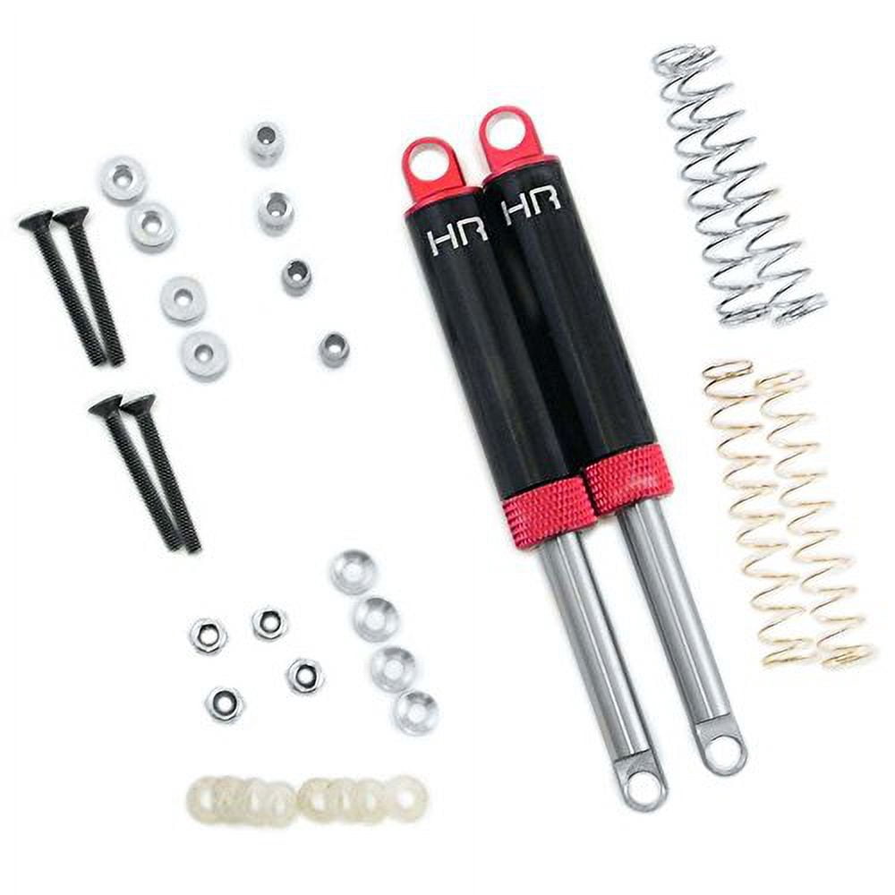 Internal Spring Shocks Hot Racing TD100T02 Red Internal Spring Air Shocks 100mm - Walmart.com