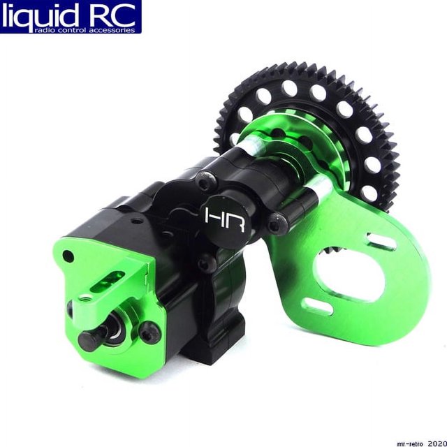 Hot Racing WRA38CE05 Complete Aluminum Transmission Steel Gears Axial Wraith