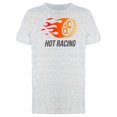 thumbnail image 1 of Hot Racing Wheel On Fire Tee Men's -Image by Shutterstock, 1 of 2