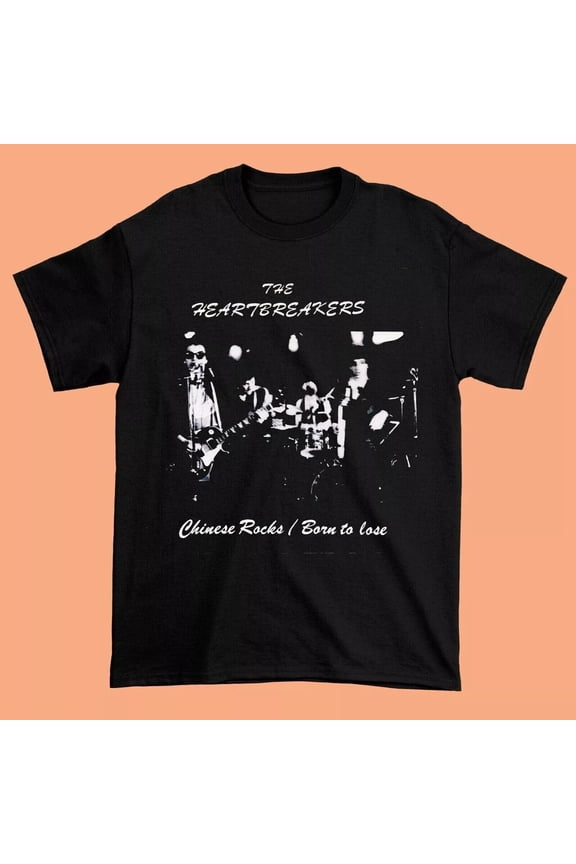 Hot Rare Johnny Thunders Heartbreakers Album Cotton Black Size S-234XL Tee Shirt AL291