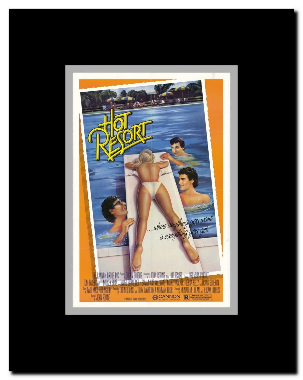 Hot Resort Framed Movie Poster