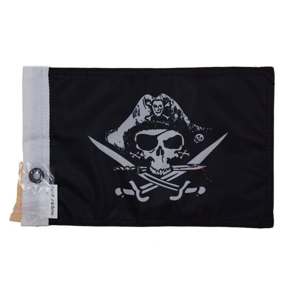 Hot Rides Durable Sleeve Boat Car Motorcycle Flag Tricorne 10x15 Inch 1 Pack