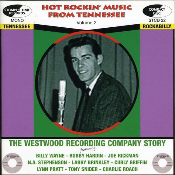 Hot Rockin Music From Tennessee: The Westwood Recording Company, Vol.2 (CD)