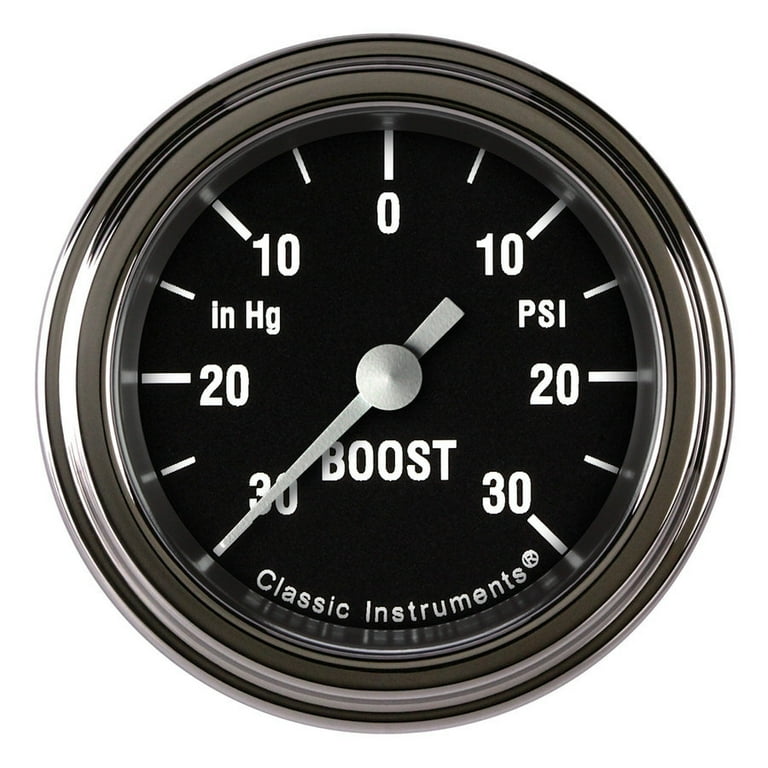 Classic Instruments Hot Rod Boost/Vacuum 2-1/8 Full Sweep Classic Instruments Hot Rod Boost/Vacuum 2-1/8 Full Sweep
