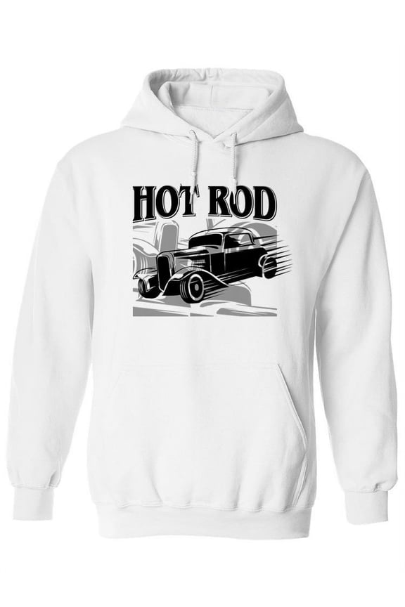 Hot Rod Car Hoodie Women -SPIdeals Designs, Female 4X-Large