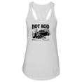 thumbnail image 1 of Hot Rod Car Racerback Tank Women -SPIdeals Designs, Female Small, 1 of 4