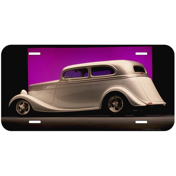Hot Rod Rear Tag Hot Rod Car TAG07 Novelty Auto License Plate - Walmart.com