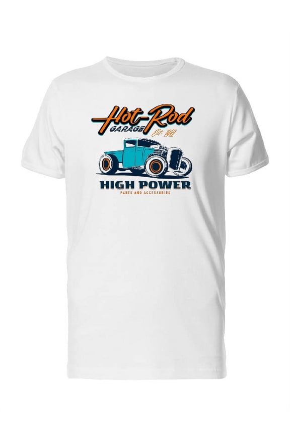 Hot-Rod High Power  T-Shirt Men -Image by Shutterstock, Male Large
